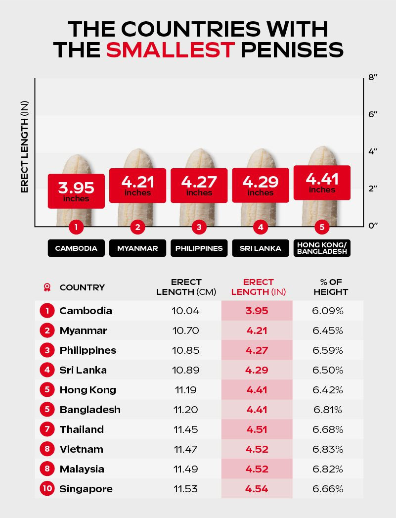 Average Penis Size Of Countries » NEWSOFX